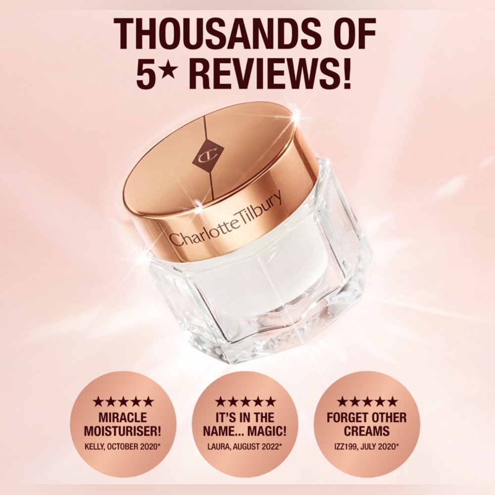 Charlotte Tilbury 
Magic Cream Anti-Aging Moisturizer w/Hyaluronic Acid 50ml NEW